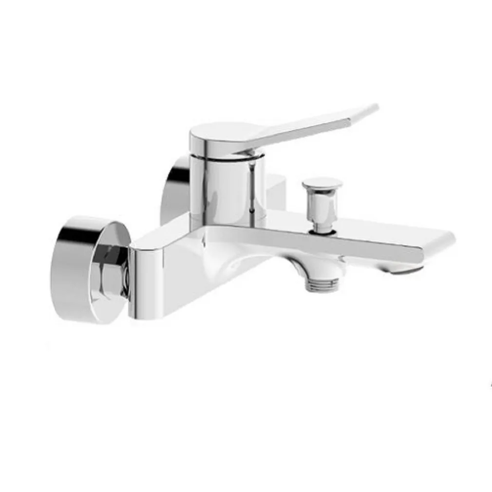 RUBINETTO MISCELATORE GRUPPO VASCA DA BAGNO CROMATO CON ATTACCO DOCCIA SKY87110