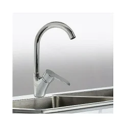 RUBINETTO MISCELATORE LAVELLO CUCINA CANNA ALTA CURVA MODELLO LONDRA 52343A