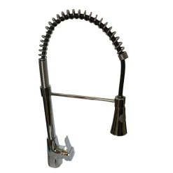 RUBINETTO MISCELATORE LAVELLO CUCINA DOCCIA CANNA ALTA ALLUNGABILE BAR HOTEL