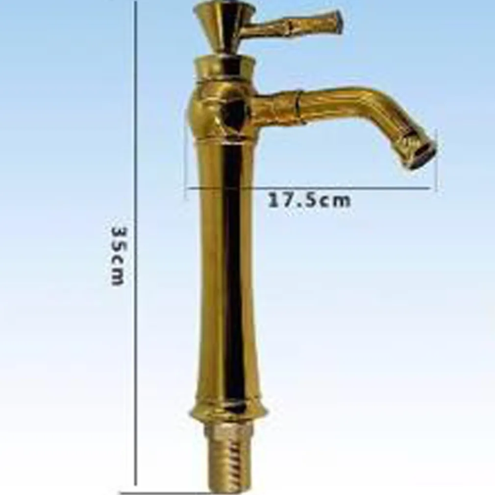RUBINETTO MISCELATORE MONOCOMANDO LAVABO LAVELLO CUCINA ALTO OTTONE DORATO ORO