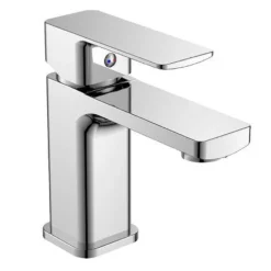 RUBINETTO MISCELATORE MONOCOMANDO CROMATO PER LAVABO LAVANDINO MODERNO SHAPE87114