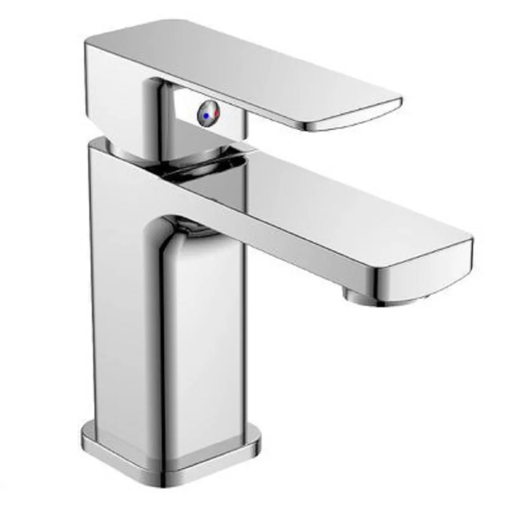 RUBINETTO MISCELATORE MONOCOMANDO CROMATO PER LAVABO LAVANDINO MODERNO SHAPE87114