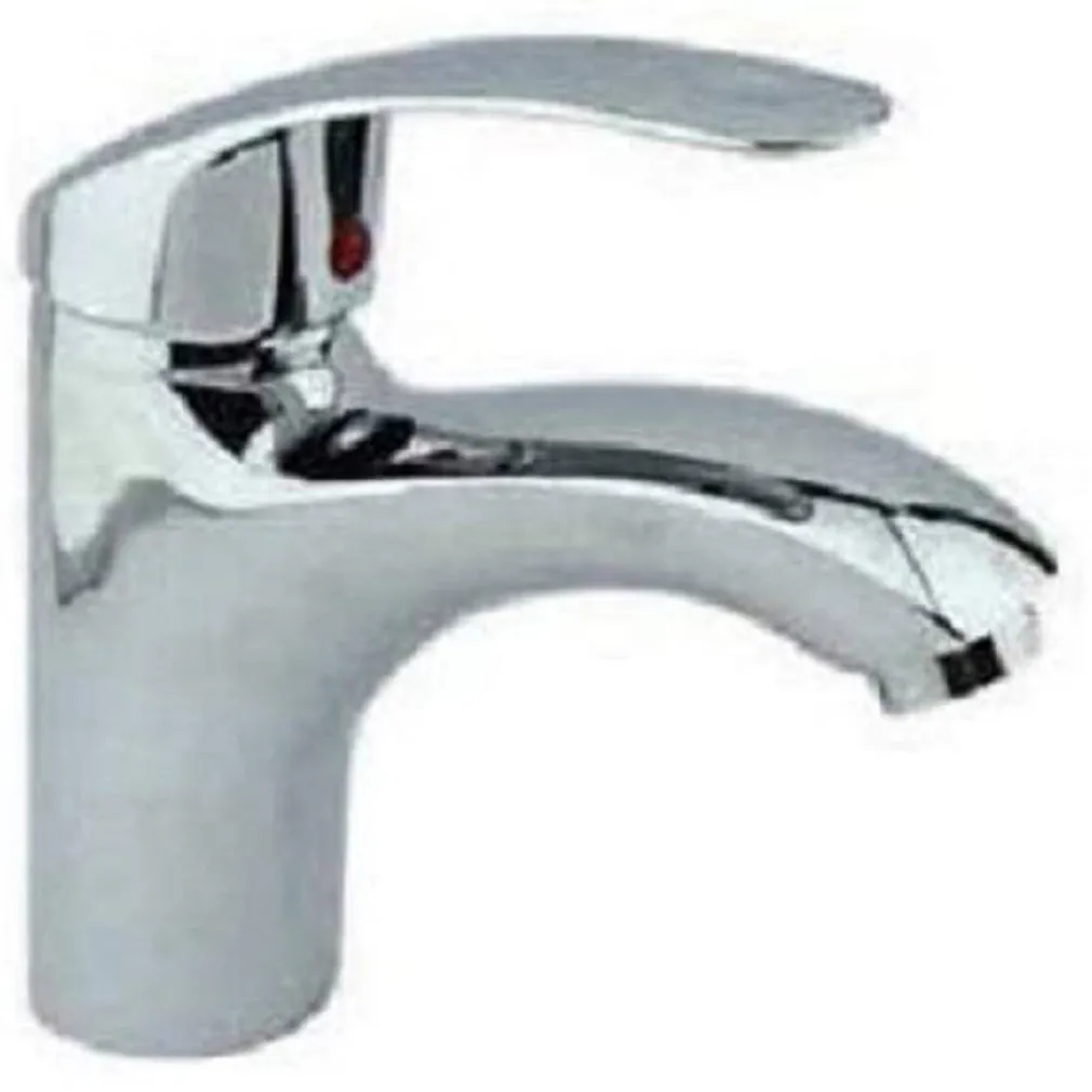 RUBINETTO MISCELATORE PER CASA BAGNO LAVANDINO LAVABO CROMATO CW511 MODERNO