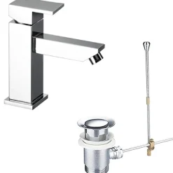 RUBINETTO MISCELATORE QUADRATO PILETTA ESY_69022 FIRENZE BAGNO RUBINETTERIA