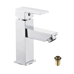 RUBINETTO MISCELATORE QUADRATO PILETTA ESY_69022 FIRENZE BAGNO RUBINETTERIA