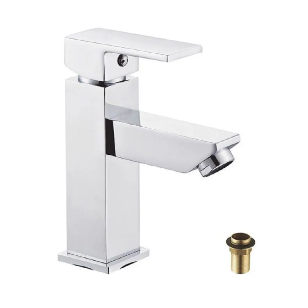 RUBINETTO MISCELATORE QUADRATO PILETTA ESY_69022 FIRENZE BAGNO RUBINETTERIA