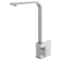 RUBINETTO MONOCOMANDO LAVELLO CUCINA TUBO CANNA ALTA LUNGA QUADRATA SAIL CUBE