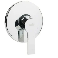 RUBINETTO PER BAGNO DA DOCCIA MISCELATORE ORIENTABILE IN OTTONE CROMATO LUCIDO