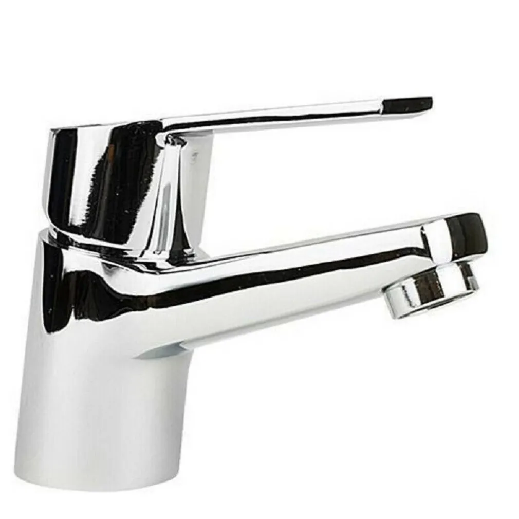 RUBINETTO PER BAGNO DA LAVABO MISCELATORE ORIENTABILE IN OTTONE CROMATO LUCIDO