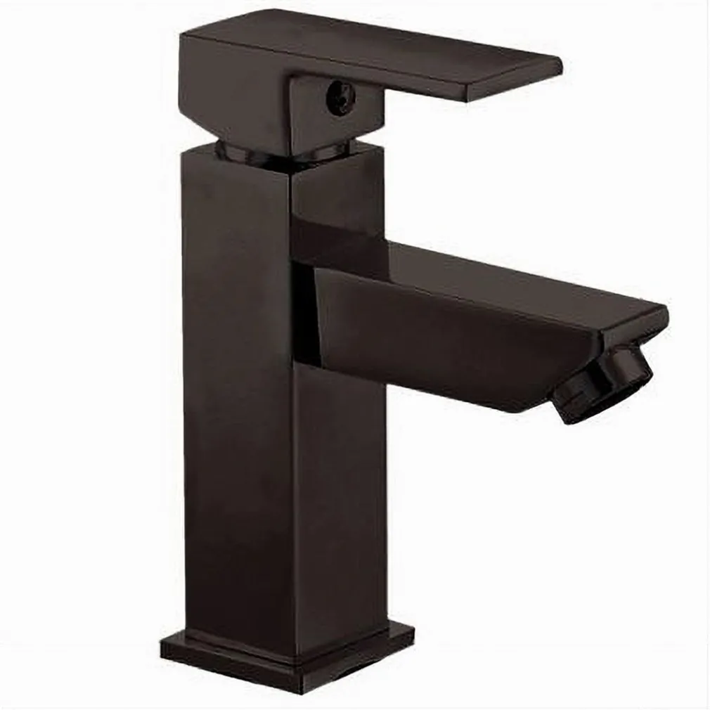 RUBINETTO PER BAGNO ULTRA MODERNO MISCELATORE ORIENTABILE LAVABO NERO OPACO 87207