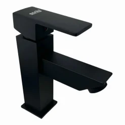 RUBINETTO PER BAGNO ULTRA MODERNO MISCELATORE ORIENTABILE LAVABO NERO OPACO 87207