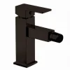 RUBINETTO PER BAGNO ULTRA MODERNO MISCELATORE ORIENTABILE BIDET NERO OPACO 87208