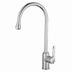 RUBINETTO PER CUCINA MISCELATORE LAVELLO CANNA ALTA MONOCOMANDO SILVER 87260