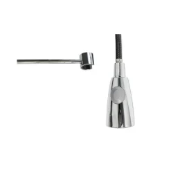 RUBINETTO PER LAVELLO DA CUCINA A CANNA ALTA CON MANIGLIA A LEVA E DOCCETTA