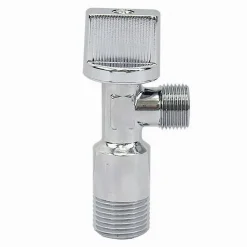 RUBINETTO SOTTOLAVABO CROMATO 3/8 1/2 SOTTO LAVANDINO 8CM CROMO VALVOLA 59986