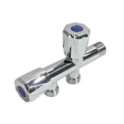 RUBINETTO UNIVERSALE A PARETE DOPPIO ATTACCO 1/2" LAVATRICE LAVASTOVIGLIE