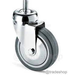 RUOTA GRIGIA CON PERNO TBF CEBORA DIAMETRO 60 80 100 125 PER CARRELLI PEESANTI