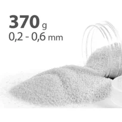 SABBIA DECORATIVE VASO PIANTE LAVORETTI DECOUPAGE 370GR BIANCA 0.2-0.6 MM 735622