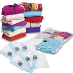 SACCHETTI BUSTE SOTTOVUOTO 50x60CM SALVA SPAZIO PER ABITI CAMBIO DI STAGIONE