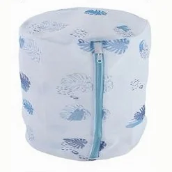 SACCHETTO BUCATO LAVAGGIO RETE CON CERNIERA BIANCHERIA 40X50CM A FANTASIA 87437