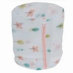 SACCHETTO LAVANDERIA LAVAGGIO RETE CERNIERA BIANCHERIA 20X30 CM A FANTASIA 87434