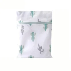 SACCHETTO PER LAVAGGIO RETE CON CERNIERA BIANCHERIA 50 X 60 CM A FANTASIA 58129