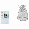 SACCHETTO RETE FINE FORMA A SACCO SALVABIANCHERIA PROTEGGI BUCATO 25X40 CM 59990