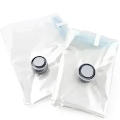 SACCHI SOTTOVUOTO 2 PEZZI SACCHETTI PER VESTITI COPERTE BUSTE 86X50 E 130X74 CM