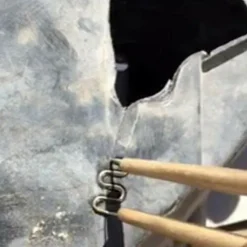 SALDATORE PER RIPARAZIONE PARAURTI PLASTICA AUTO CON GRAFFETTE CUCITRICE A CALDO