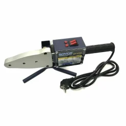 SALDATORE POLIFUSORE 800W PER SALDATURA TUBI PLASTICA PVC PVDF 6 MATRICI