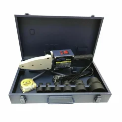 SALDATORE POLIFUSORE 800W PER SALDATURA TUBI PLASTICA PVC PVDF 6 MATRICI