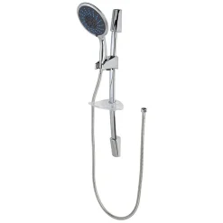 SALISCENDI ASTA CON SOFFIONE DOCCIA 3 FUNZIONI CROMO BAGNO DOCCIA VASCA