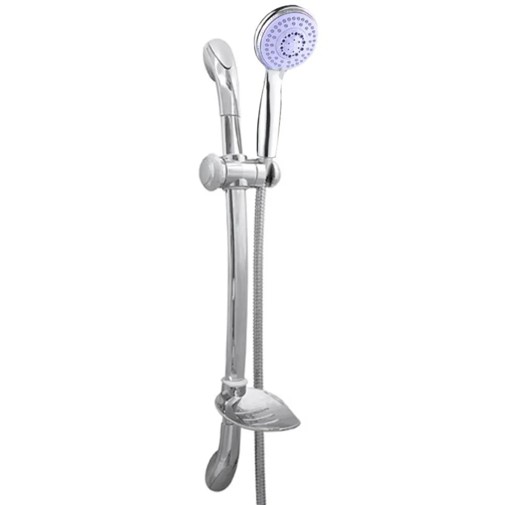 SALISCENDI CON SOFFIONE DOCCIA 3 FUNZIONI GETTI ASTA 67 CM CROMATO BAGNO VASCA
