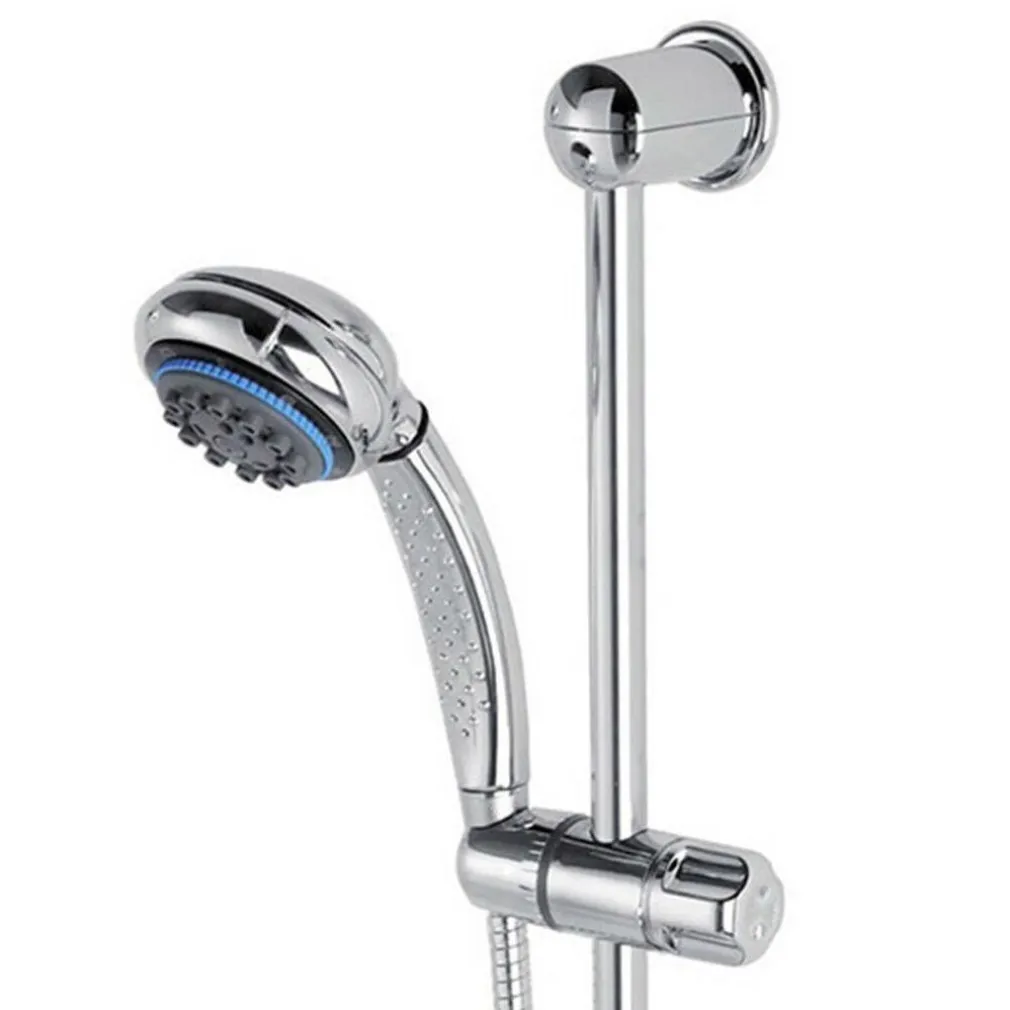 SALISCENDI CON SOFFIONE DOCCIA 8 FUNZIONI GETTI ASTA 60 CM CROMATO BAGNO VASCA