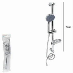 SALISCENDI DOCCIA BAGNO ASTA COLONNA 70 CM PORTASAPONE DOCCETTA MULTIGETTO 79821