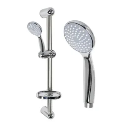 SALISCENDI DOCCIA BAGNO SOFFIONE DOCCETTA MULTIGETTO TUBO CON PORTASAPONE 69131