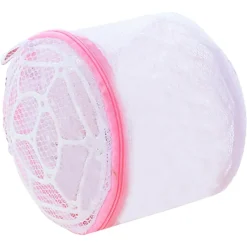 SALVAREGGISENO CON CERNIERA PIEGHEVOLE IN RETE PER LAVATRICE BIANCHERIA CUSTODIA Ø15XH13CM