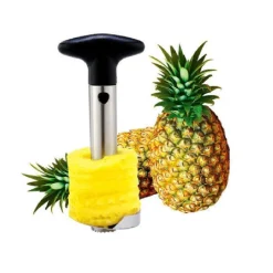 SBUCCIA AFFETTA TAGLIA ANANAS IN ACCIAIO TOGLIE LEVA TORSOLO TURZO BUCCIA LAMA