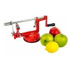 SBUCCIA MELA AFFETTA TAGLIA PELA PERE PULISCI PATATE FRUTTA LEVA TORSOLI ACCIAIO