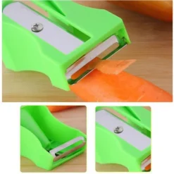 SBUCCIAVERDURE TEMPERA CAROTE ZUCCHINE PELA TAGLIA DECORAZIONE AFFETTA VERDURE