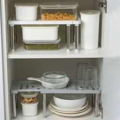 SCAFFALE ESPANDIBILE PER ARMADIETTI ORGANIZER CUCINA A SCOMPARSA BAGNO DISPENSA