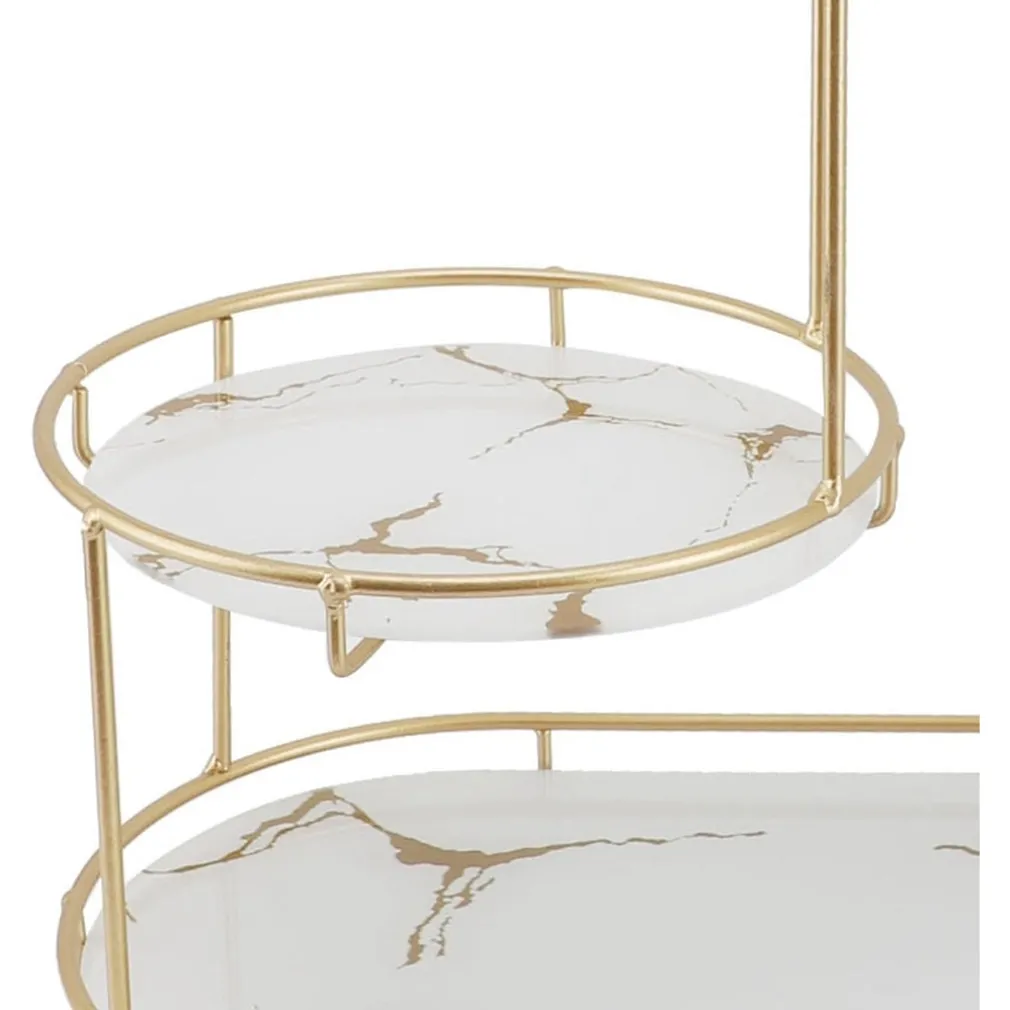 SCAFFALE PER TRUCCO PER COSMETICI PROFUMI CURA DELLA PELLE ELEGANTE MODERNO DUE COLORI