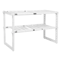 SCAFFALE RETRATTILE PER UTENSILI PRODOTTI DA CUCINA MENSOLA SOTTOLAVELLO SCARICO