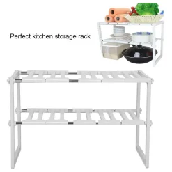 SCAFFALE RETRATTILE PER UTENSILI PRODOTTI DA CUCINA MENSOLA SOTTOLAVELLO SCARICO