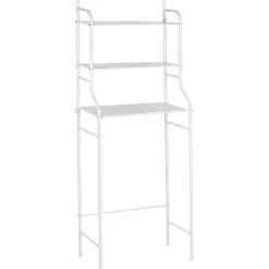 SCAFFALE SALVASPAZIO SOPRA LAVATRICE MENSOLE BAGNO 3 PIANI MOBILE LAVANDERIA 69078