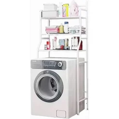 SCAFFALE SOPRA LAVATRICE SALVASPAZIO 3 MENSOLE RIPIANI IN METALLO ORGANIZER 59584