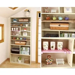 SCAFFALE TELESCOPICO PER ARMADIO REGOLABILE 30CM ALLUNGABILE DA 33-53 CM ACCIAIO