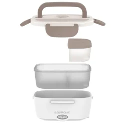 SCALDAVIVANDE ELETTRICO 40W PORTATILE CAPACITÀ 1,5LT 2 SCOMPARTI VASCHETTE ESTRAIBILI