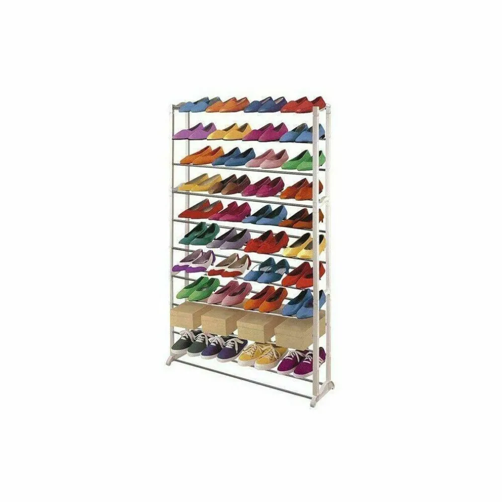 SCARPIERA 50 PAIA SCARPE SALVASPAZIO ORGANIZER ORDINE RIPOSTIGLIO CASA ARMADIO