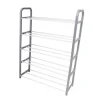 SCARPIERA IN PLASTICA 5 RIPIANI LIVELLI SALVASPAZIO 50X19X68CM PORTA SCARPE CASA
